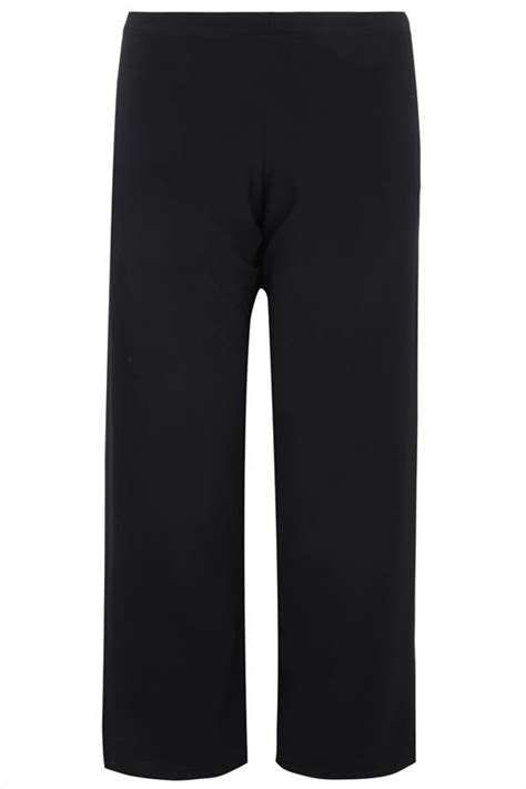 Pantalon Large Noir Taille 44 à 64