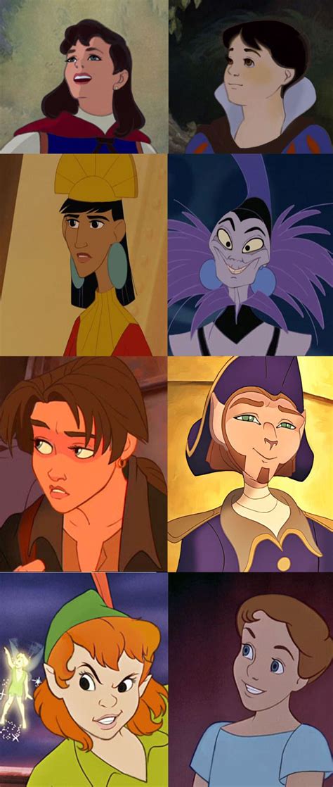 Disney Character Genderbends By Lettherebedoodles Disney Art Disney