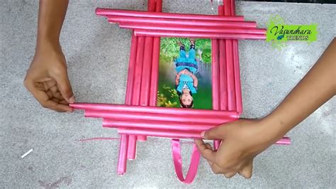The Best Out Of Waste How To Make Photo Frame With News Paper
