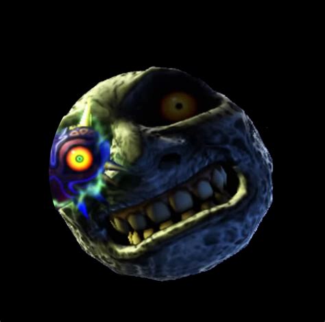 Majoras Masks Moon With Creepy Majora Eye By Twilightwindwaker777 On
