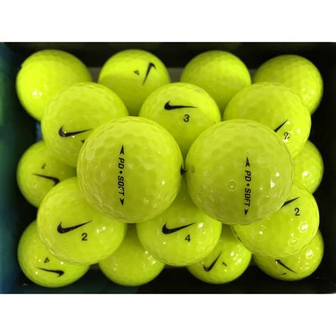 Nike Yellow Pd Golf Balls Premier Lakeballs Ltd