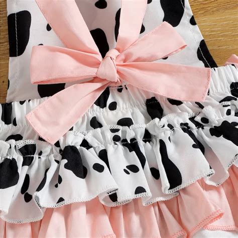 Baby Girl Cow Print Barnyard Personalized Holy Cow Im Etsy