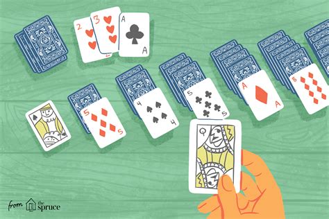Solitaire Card Games Using A Standard 52 Card Deck