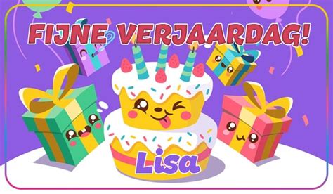 Fijne Verjaardag Lisa