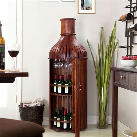 Striking And Original The Bordeaux Handcrafted Solid Wood Wine Bottle