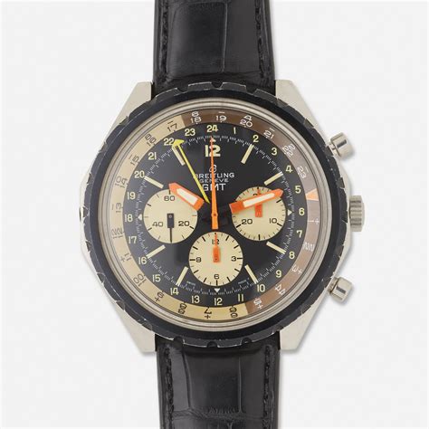 420 Breitling Gmt Stainless Steel Wristwatch Ref 812