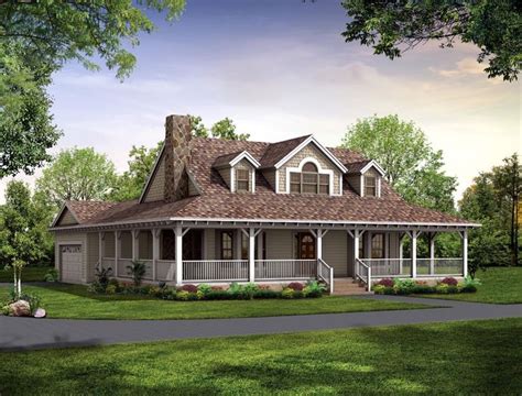 French Country House Plans Home Design Ideas Rustic Cottage Ranch Brick