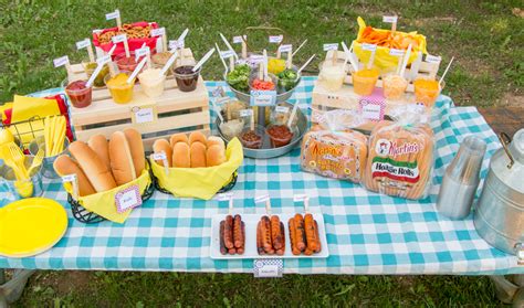 Cookout Party Series Hot Dog Toppings Bar Blog Martins Potato Rolls