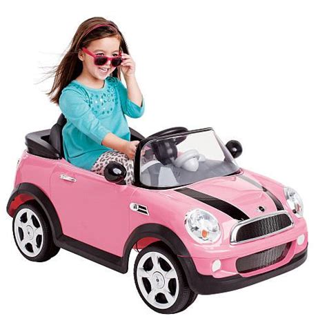 Little pink classic american vintage pink car. Avigo 6 volt Mini Cooper Car Ride On - Pink - Toys R Us ...
