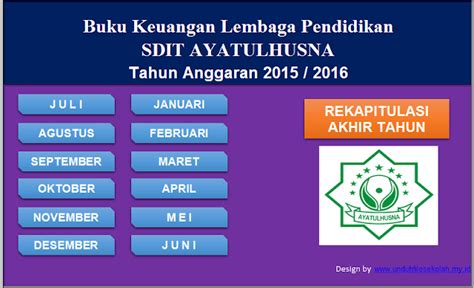 Download profil sekolah menggunakan aplikasi dapodik secara offline. Download Aplikasi Keuangan Sekolah Excel Gratis ...