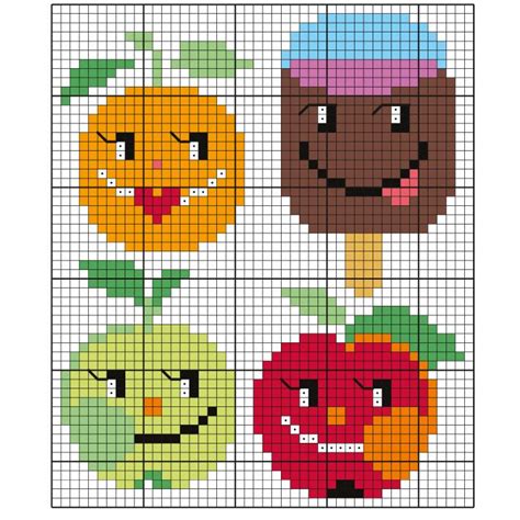 Check spelling or type a new query. Broderie gratuite au point de croix : des fruits à croquer ...