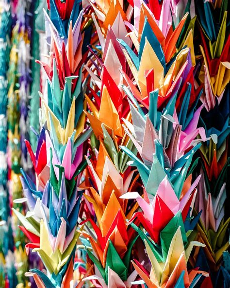 Pin By Marybeth M On Art 1000 Paper Cranes Origami Paper Crane