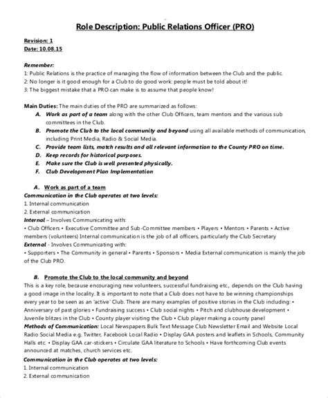 Chesapeake, va 23320 (greenbrier west area) the patient account manager is responsible for the daily operations, planning, work scheduling, coordination and operational performance of one of more of the… 5 days ago · FREE 8+ Sample Public Relations Job Description Templates ...