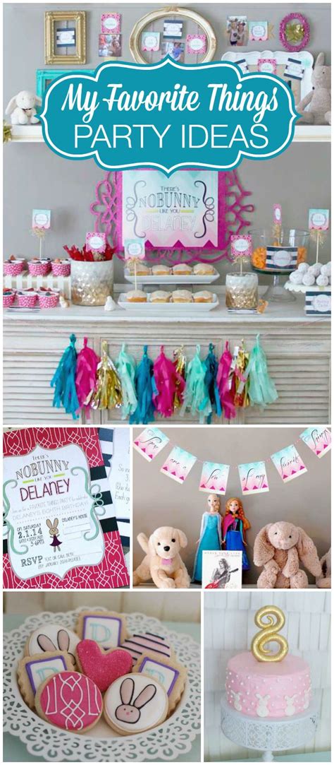 Pin On My Favorite Things Party Ideas