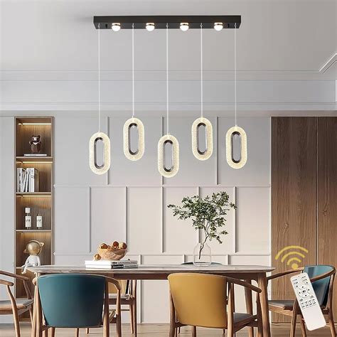 Ganeed Dimmable Led Chandelier Modern Led Pendant Light With 5 Lights