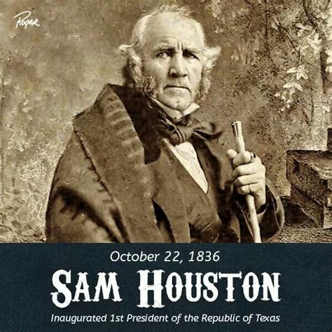One Of The Greatest Texas Heroes Sam Houston People Around The World Republic Of Texas