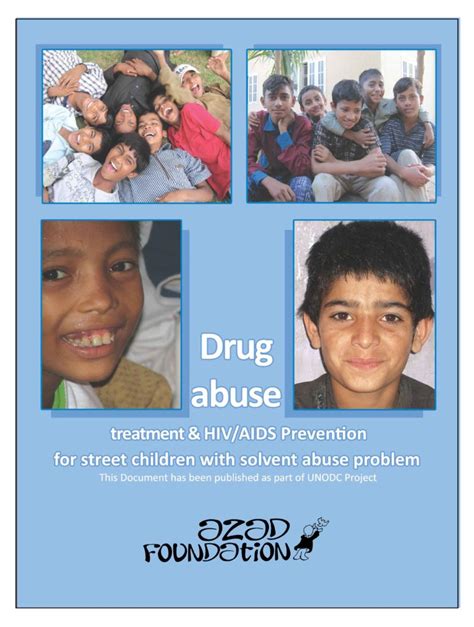 Drug Abuse Treatment And Hivaids Prevention For Street Children With