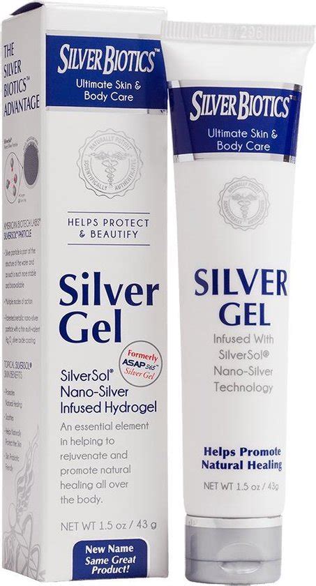 Colloidaal Zilver Creme Colloidal Silver Silver Gel Silver