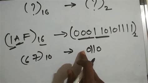 Hexadecimal To Binary Conversion Reason Behind Grouping 4 Bits Of