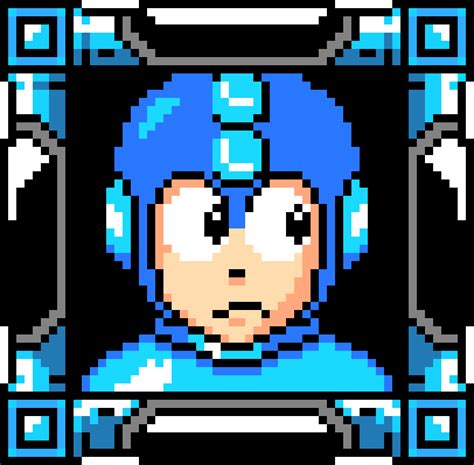 Mega Man Stage Select Mugshot Right Pixel Art Maker