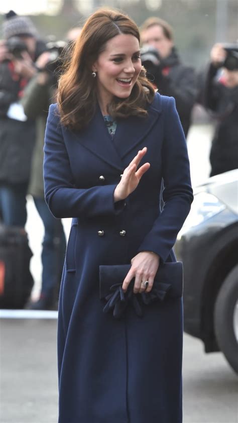 Kate Middletons Blue Hobbs Coat Popsugar Fashion Photo 2