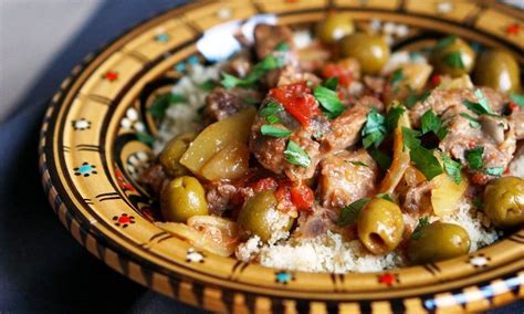 Tajine d agneau aux citrons confits et olives vertes Recette