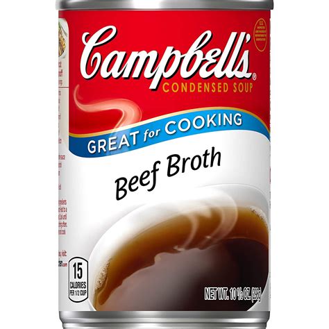 Campbells Condensed Beef Broth 105 Oz Can Pack Of 12