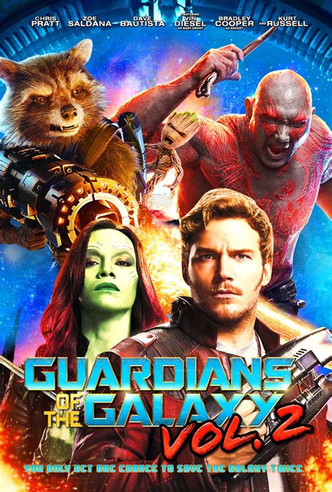 Guardians Of The Galaxy Vol 2 2017 Poster By Dinesh
