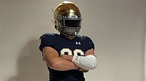 Notre Dame Commit Profile Cooper Flanagan Tight End Sports