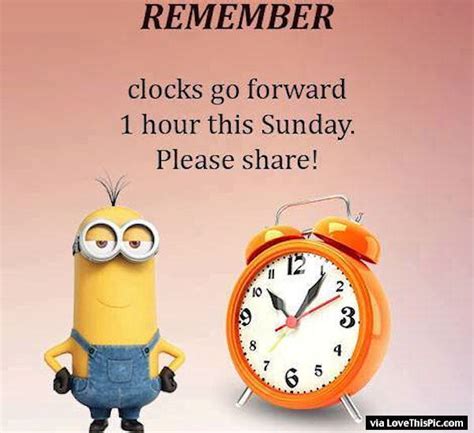 When Do Clocks Go Forward