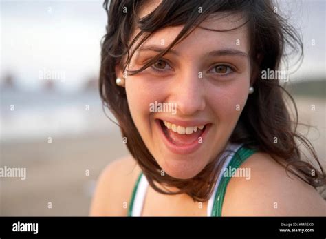 Female Teen 17 Years Old Stock Photo Alamy