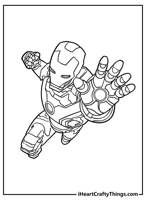Marvel Superheros Coloring Pages Coloring Home