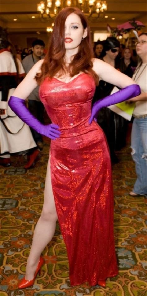 Dress Up As Jessica Rabbit For Halloween He Makes Me Laugh Jessica