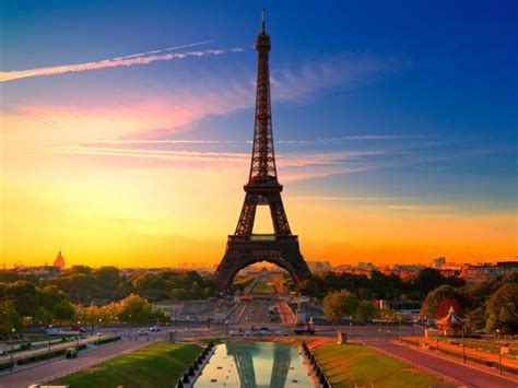 Paris Eiffel Tower Dawn Wallpaper Hd City 4k Wallpapers Images