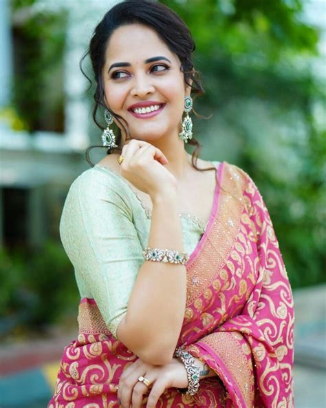 Actress Anasuya Bharadwaj Looking Amazing In Saree Telugu Rajyam Photos