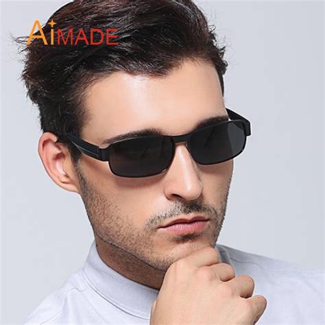 Aimade Classic Polarized Driving Sunglasses For Men Fashion Small Frame