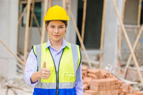 Premium Photo Women Engineer Worker Foreman Builder Work In