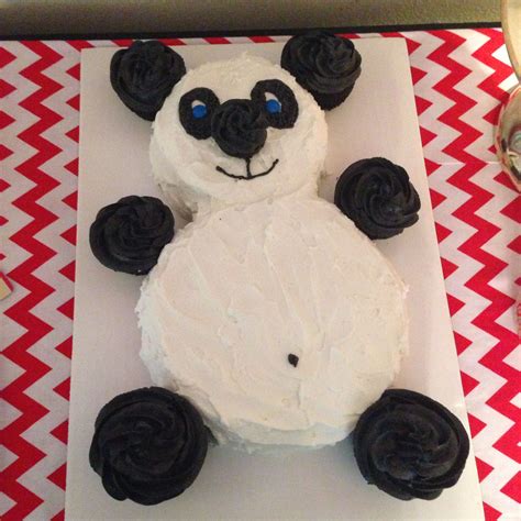 Panda Bear Birthday Cake Panda Birthday Cake Animal Theme Cake