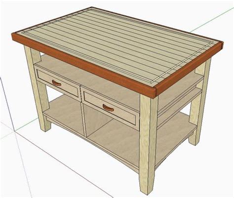 Wood Butcher Block Table Plans Pdf Plans