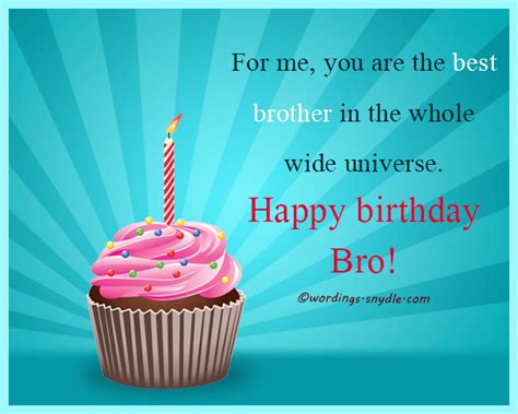 Happy Birthday Wishes For Brother Wordings And Messages