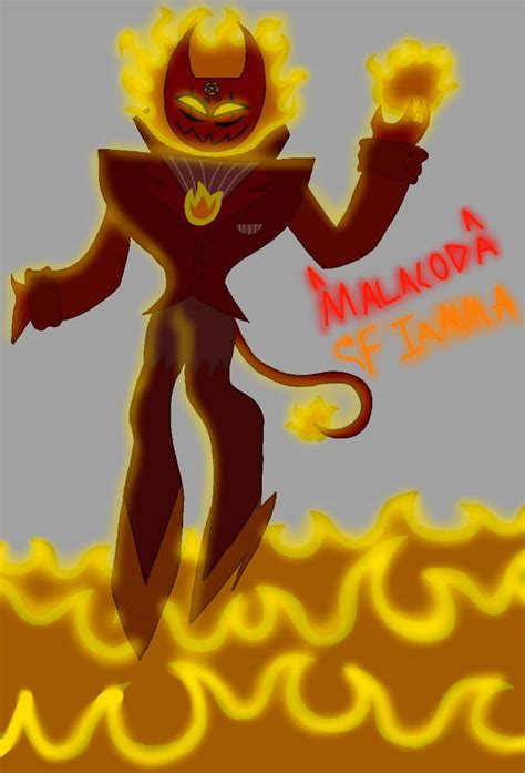 Malacoda Fiamma My Portal To Hell Character By Deontaianimation On
