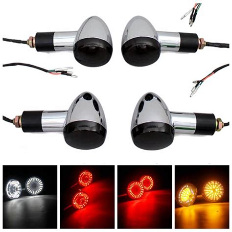 Motorcycle 3 In 1 Led Turn Signals Tail Light Brake Light 2 In 1 Wdrl