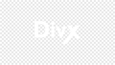Negro N Blanco Logo Divx Png Pngegg