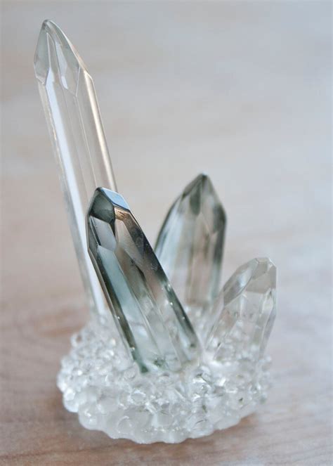 Glass Crystal Sculpture Ooak Etsy