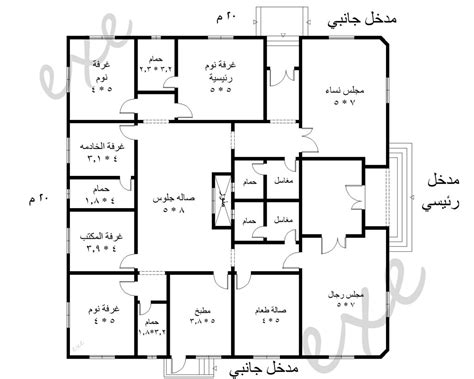 مخططات فلل سعودية دور واحد. تصاميم بيوت دور واحد , التصميم الجيد يوحى بالراحة و الاسترخاء - فنجان قهوة