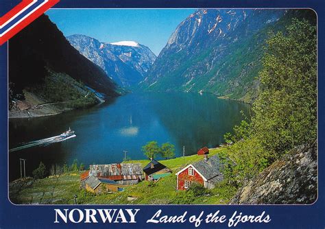 Jazz Stamps Postcard 28 Norway Land Of The Fjords Unesco