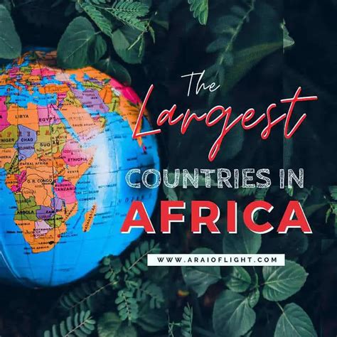 Revealed The Largest Country In Africa 2023 Ranked By Size