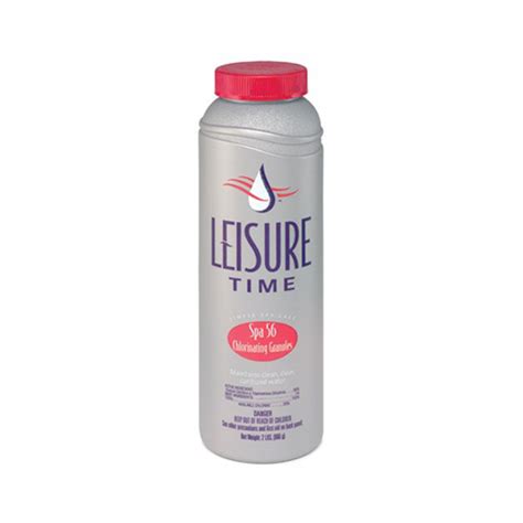 A guide in the box will give you all the information you need to treat your spa water. Chlorine Water Treatment 2 lbs Granular by Leisure Time ...