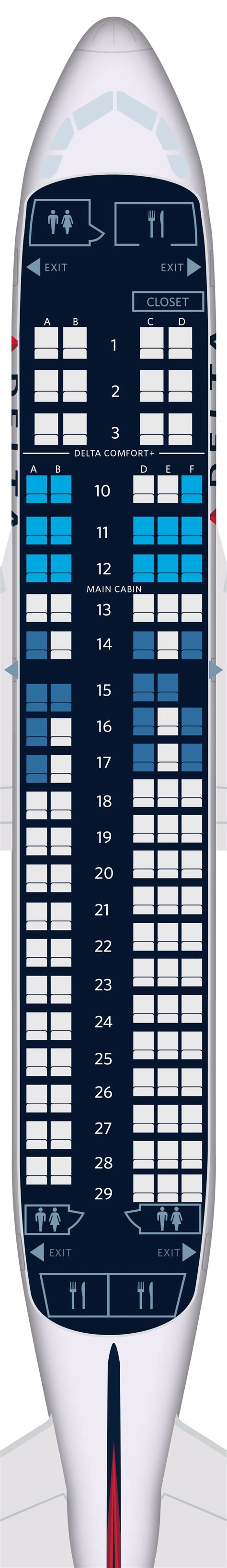 Airbus A220 100 Aircraft Seat Maps Specs And Amenities