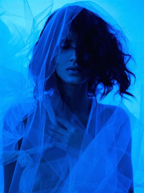 Her Blue Heaven By Elle Muliarchyk Via Behance Feeling Blue Im Blue
